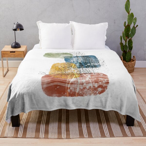 Item preview, Balancing blocks of colours and lines 1- modern abstract minimalist  designed and sold by navitalidesign.