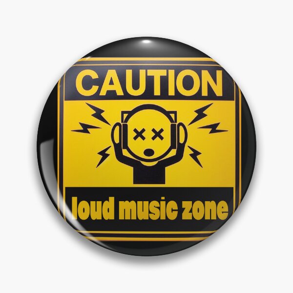 Item preview, Caution! loud music designed and sold by Gnfree.