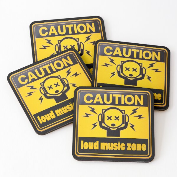 Item preview, Caution! loud music designed and sold by Gnfree.