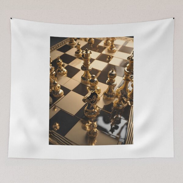Item preview, Gold chess table. Luxury design designed and sold by icemanphotos.