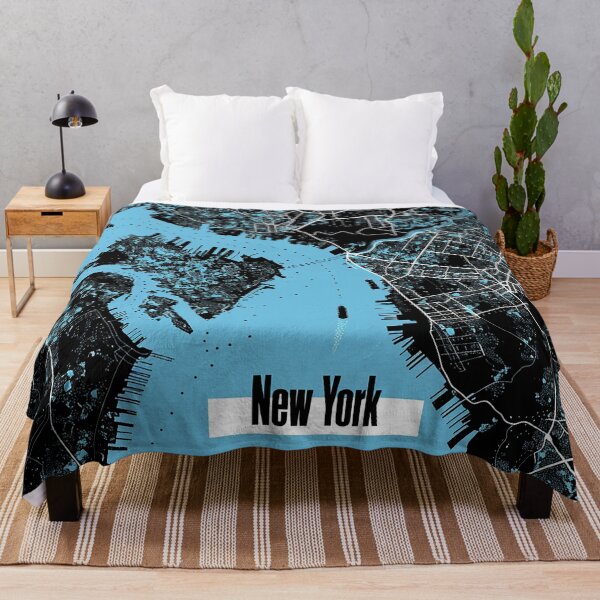 Item preview, Minimalist New York Map designed and sold by nomiraclehere.