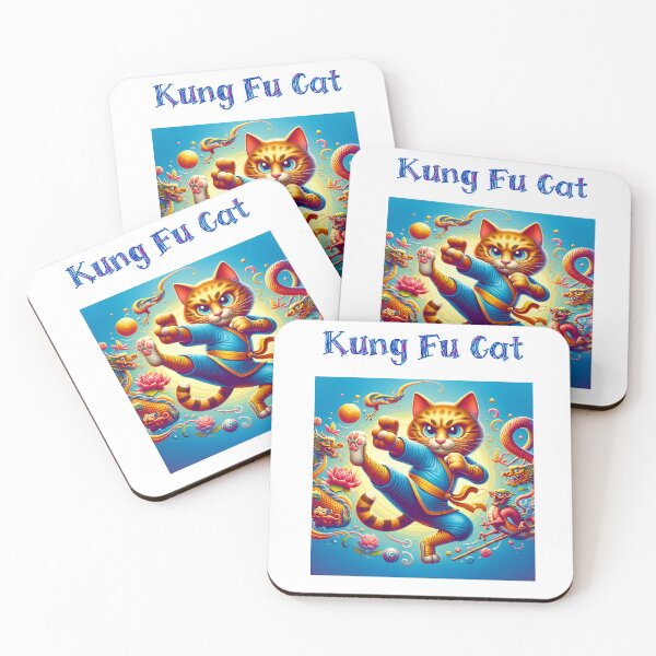 Item preview, Kung Fu Cat: The Martial Arts Master Feline designed and sold by 0penvimark.