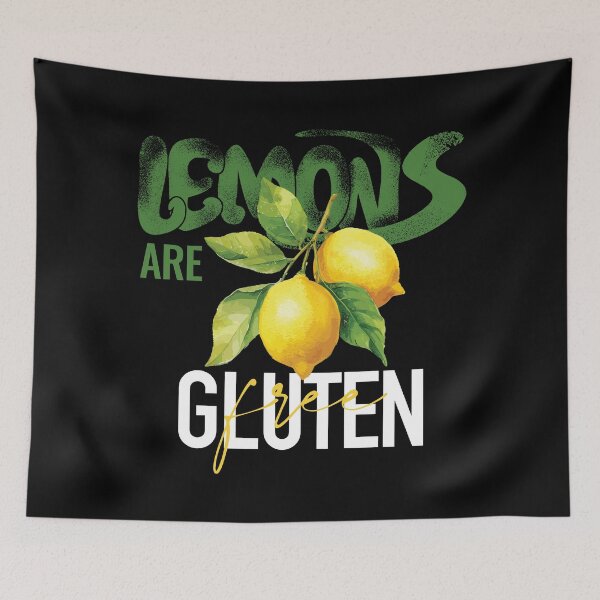 Item preview, "Lemons are Gluten-free" t shirt design series designed and sold by MyGluteesFree77.