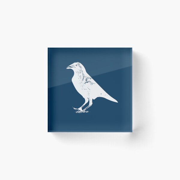 Item preview, Torresian Australian Crow White Design  designed and sold by designsasstultd.