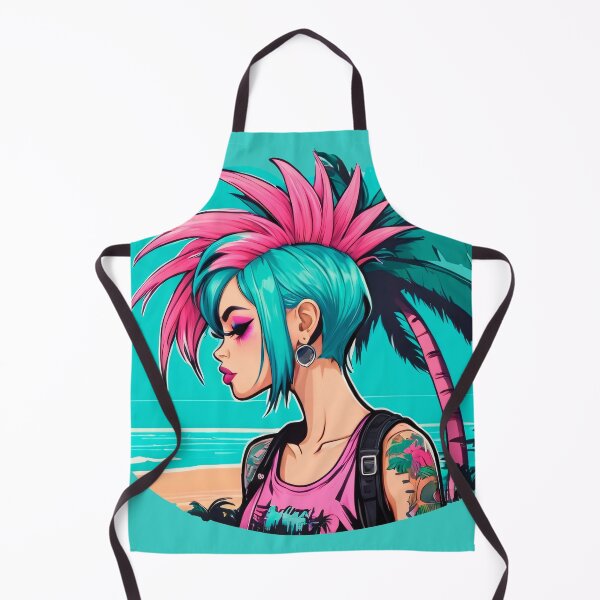 Item preview, Summer Punk Girl at the Beach designed and sold by MadnessEnvelope.