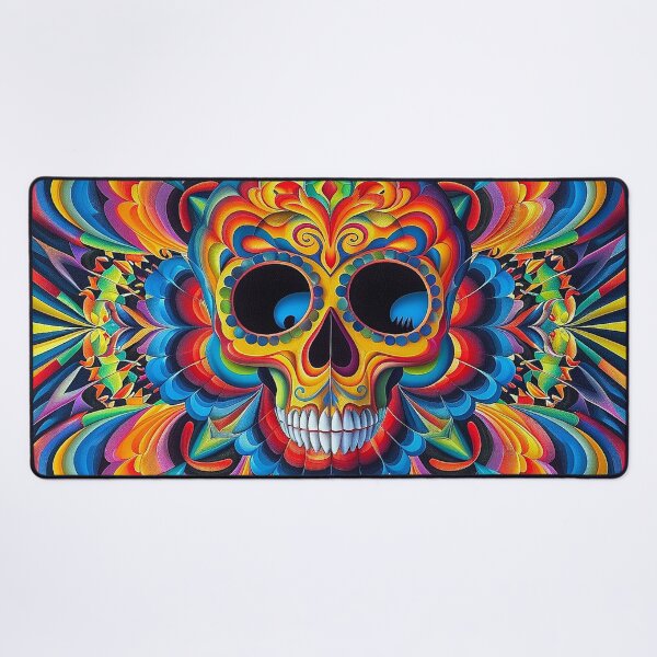 Item preview, Psychedelic skull  designed and sold by ErikFQ.