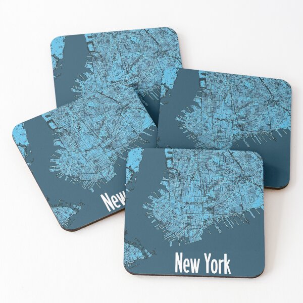 Item preview, Minimalist New York Map designed and sold by nomiraclehere.