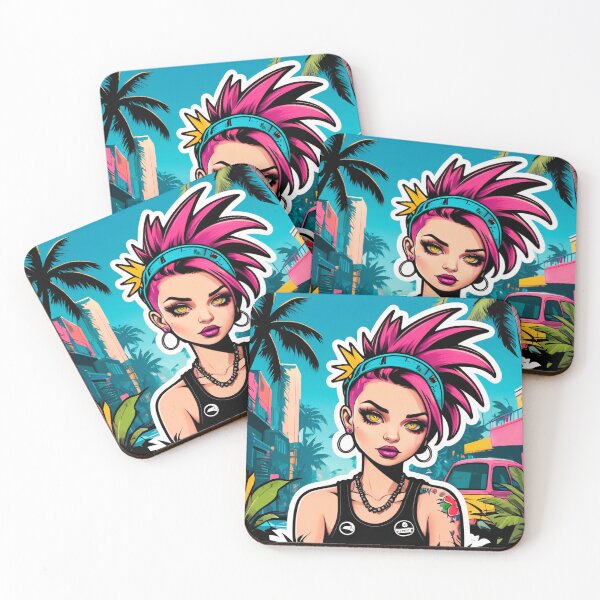 Item preview, Tropical Punk Girl designed and sold by MadnessEnvelope.