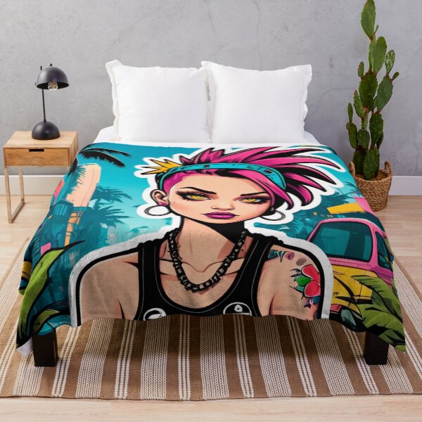 Item preview, Tropical Punk Girl designed and sold by MadnessEnvelope.