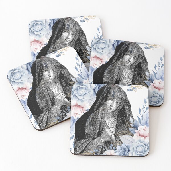 Item preview, Black Madonna Among Blue Flowers designed and sold by MisiuKolorowy.