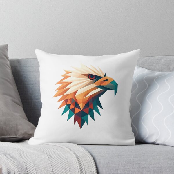 Item preview, Geometric minimalist logo of eagle on the transparent background designed and sold by MiraCleAI.