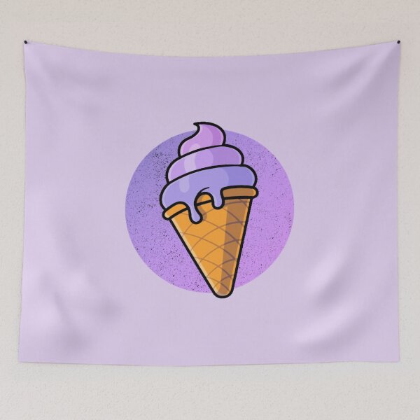 Item preview, Purple Ube Ice Cream Cone designed and sold by everything4eva.