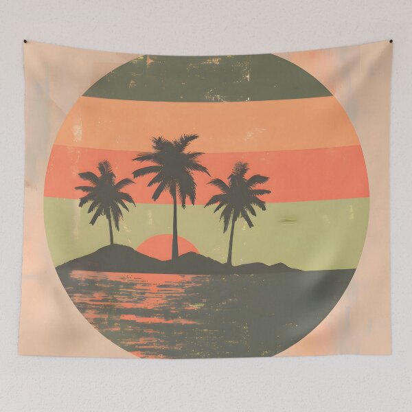 Item preview, Jamaican Paradise: Vintage Sunset Escape designed and sold by AI-Only Creations.
