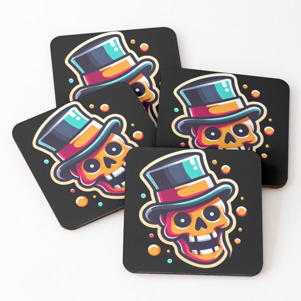 Item preview, Cheerful Skeleton in a Top Hat designed and sold by InklingIris.