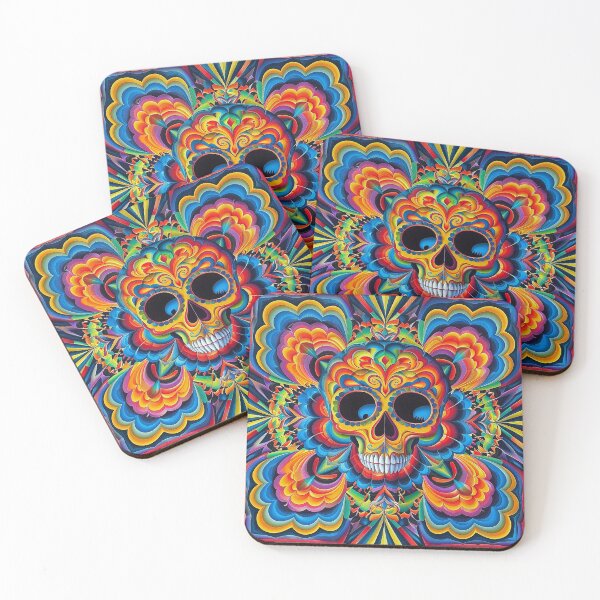 Item preview, Psychedelic skull  designed and sold by ErikFQ.