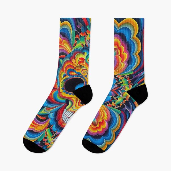 Item preview, Psychedelic skull  designed and sold by ErikFQ.