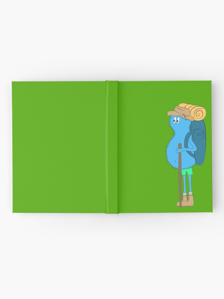 Alternate view of Hiking Blue Monster Hardcover Journal