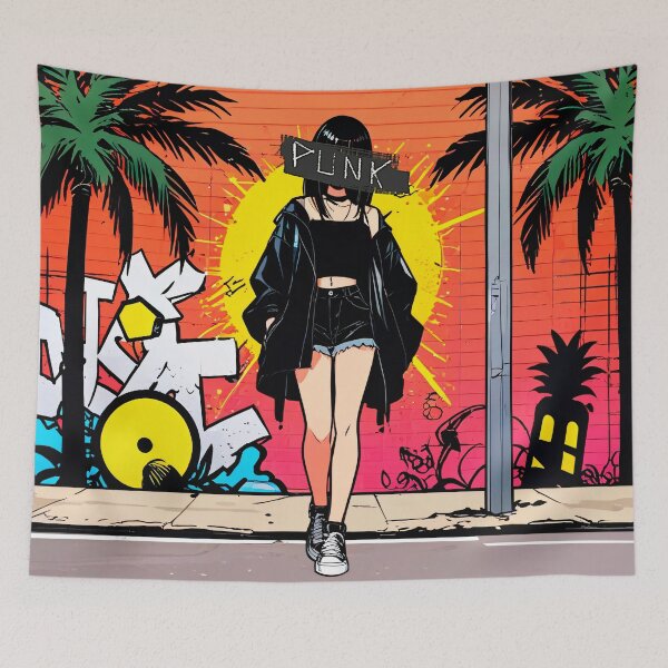Item preview, Latin American Summer Punk Girl designed and sold by MadnessEnvelope.