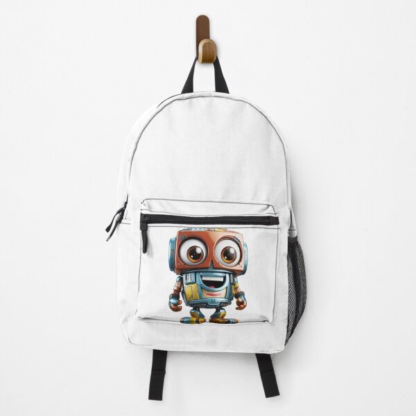 Item preview, Funny big eyes robot isolated on transparent background designed and sold by MiraCleAI.