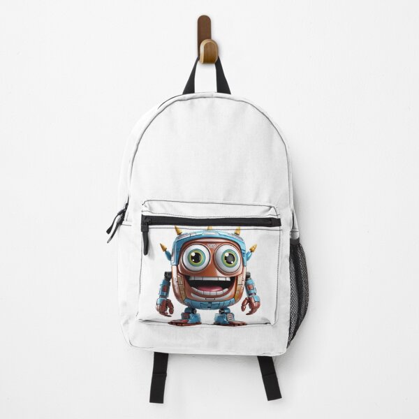 Item preview, Funny big eyes robot isolated on transparent background designed and sold by MiraCleAI.