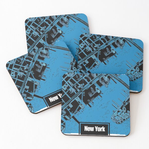 Item preview, Minimalist New York Map designed and sold by nomiraclehere.