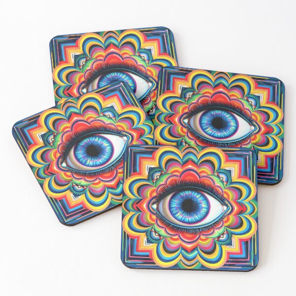 Item preview, Psychedelic eye designed and sold by ErikFQ.