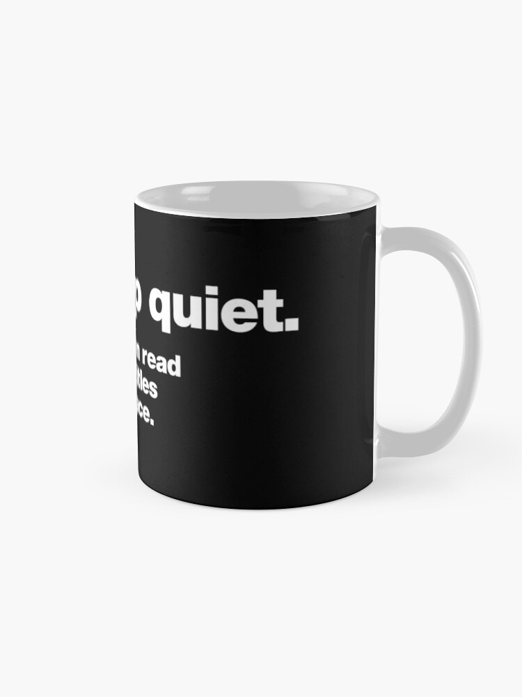 Thumbnail 5 of 6, Coffee Mug, I can keep quiet. But you can read the subtitles on my face. designed and sold by chestify.