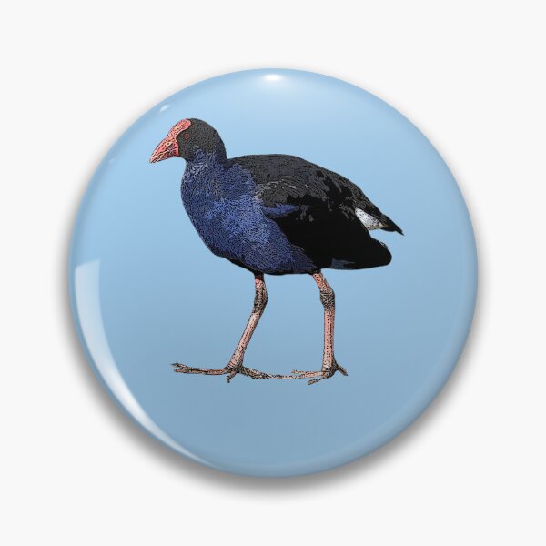 Item preview, Australasian Swamphen Pūkeko Color Design  designed and sold by designsasstultd.