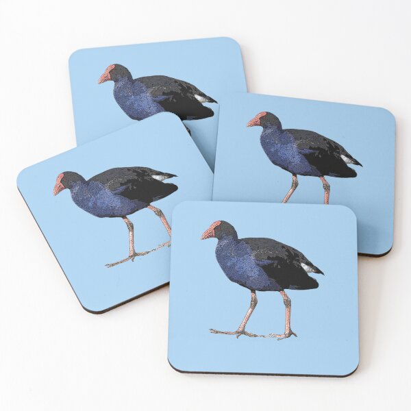 Item preview, Australasian Swamphen Pūkeko Color Design  designed and sold by designsasstultd.