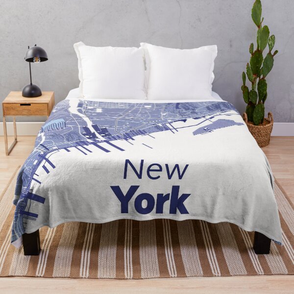 Item preview, Minimalist New York Map designed and sold by nomiraclehere.