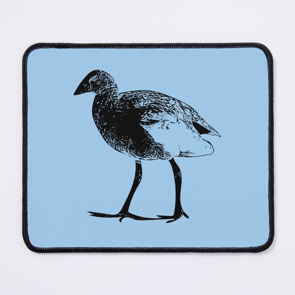 Item preview, Australasian Swamphen Pūkeko Black Design designed and sold by designsasstultd.