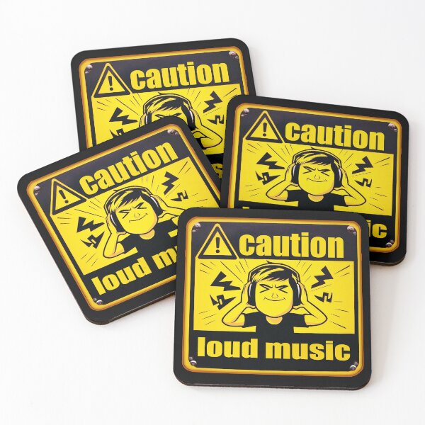 Item preview, Caution! loud music designed and sold by Gnfree.