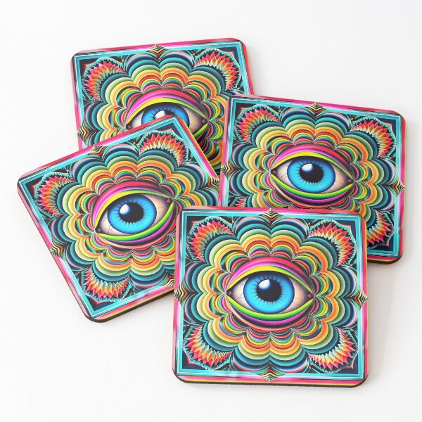 Item preview, Psychedelic eye 3 designed and sold by ErikFQ.