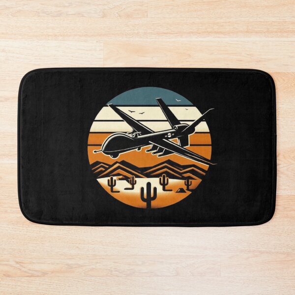 Item preview, Rq-4 drone in desert  designed and sold by BeztProductz.