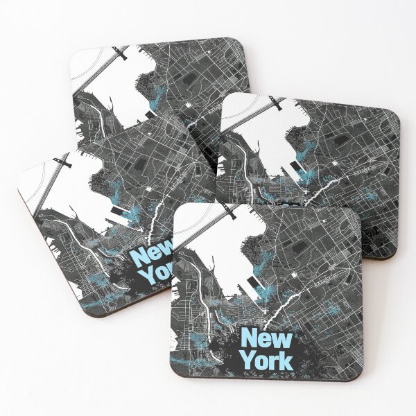 Item preview, Minimalist New York Map designed and sold by nomiraclehere.