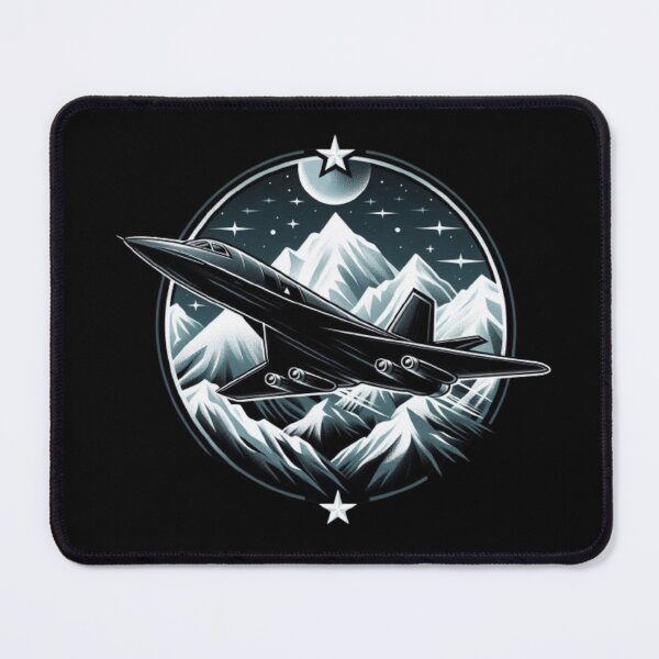 Item preview, Sr-71 blackbird in snowy mountains designed and sold by BeztProductz.