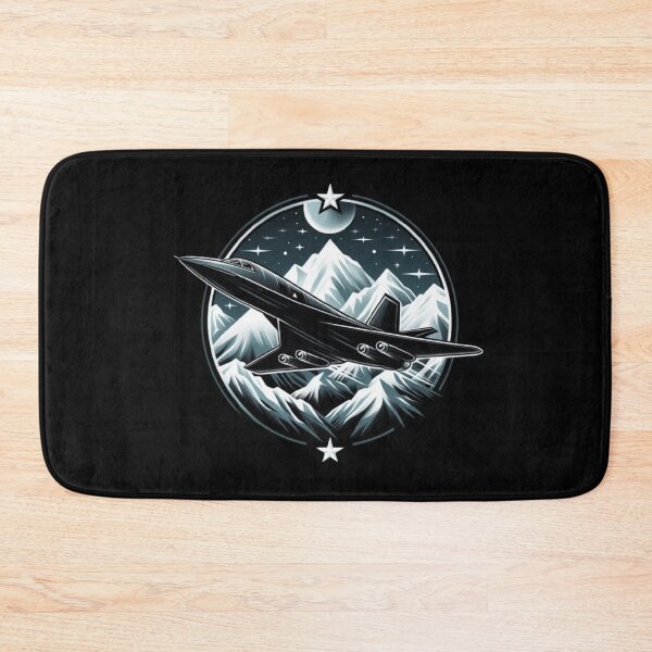 Item preview, Sr-71 blackbird in snowy mountains  designed and sold by BeztProductz.