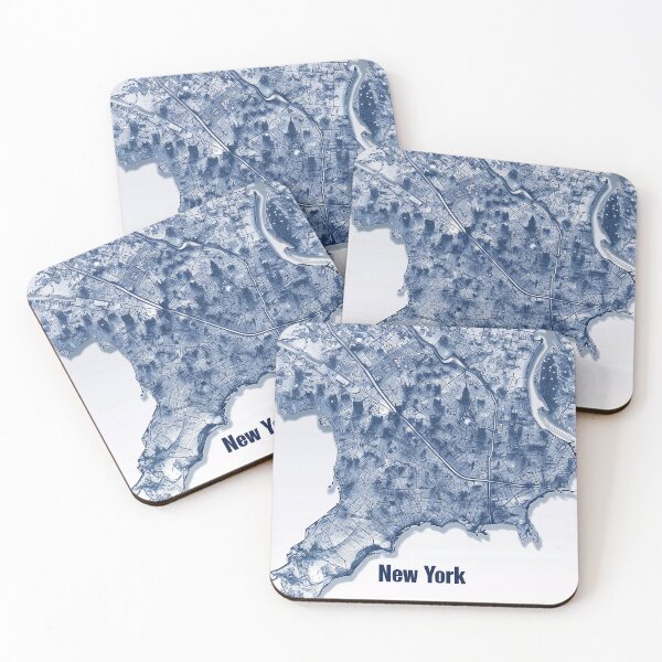 Item preview, Minimalist New York Map designed and sold by nomiraclehere.