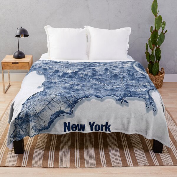 Item preview, Minimalist New York Map designed and sold by nomiraclehere.
