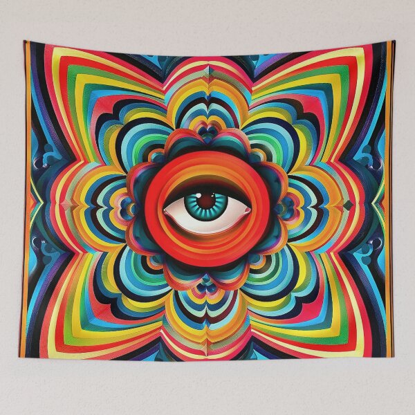 Item preview, Psychedelic eye 5 designed and sold by ErikFQ.