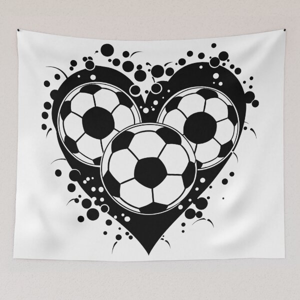 Item preview, soccer heart designed and sold by jkrphoto.