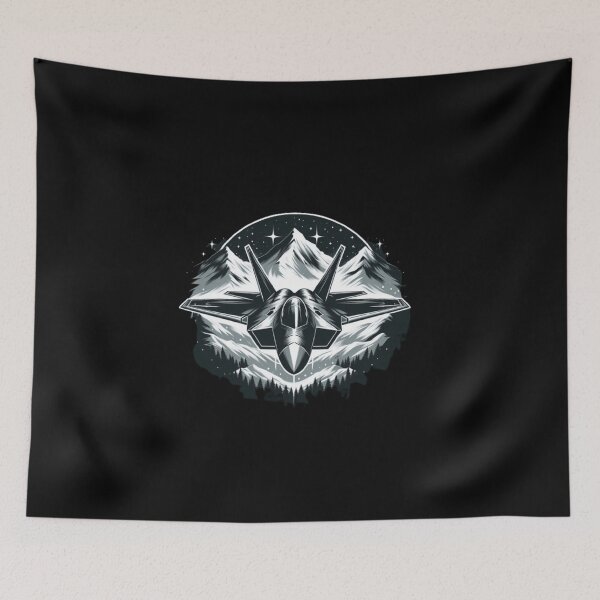 Item preview, F-22 in snowy mountains  designed and sold by BeztProductz.