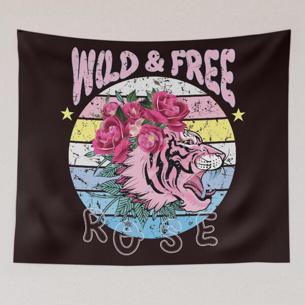 Item preview, Wild and Free Pink Tiger  designed and sold by PMSNshop.