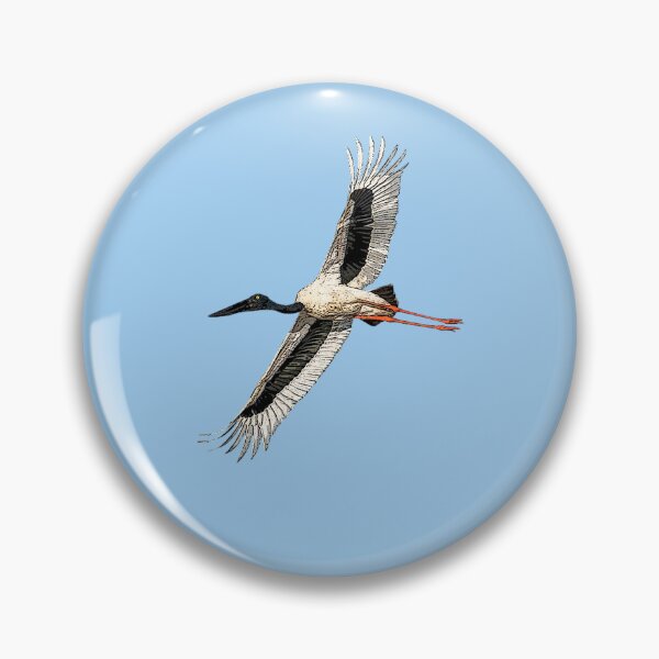 Item preview, Black Necked Stork Jabiru Color Design  designed and sold by designsasstultd.