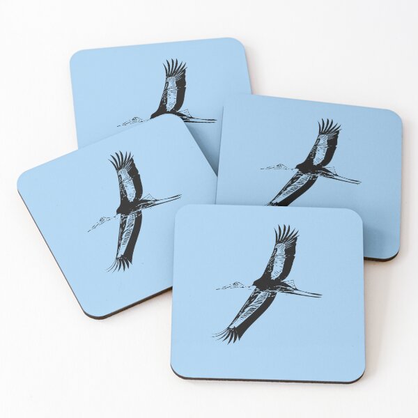 Item preview, Black Necked Stork Jabiru Black Design  designed and sold by designsasstultd.