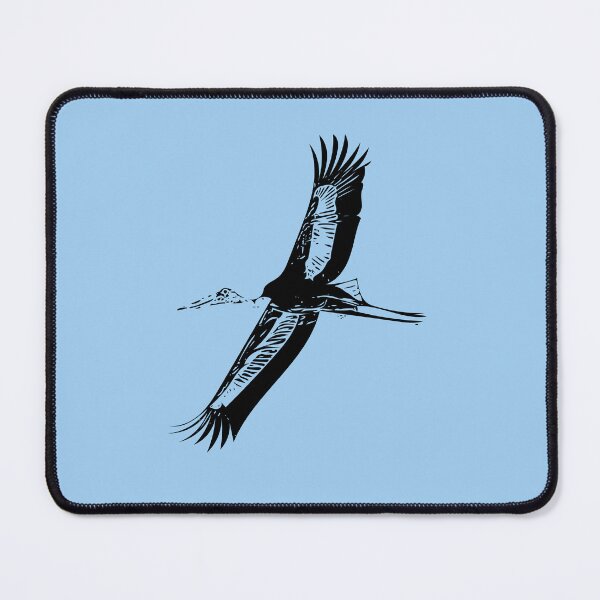 Item preview, Black Necked Stork Jabiru Black Design designed and sold by designsasstultd.