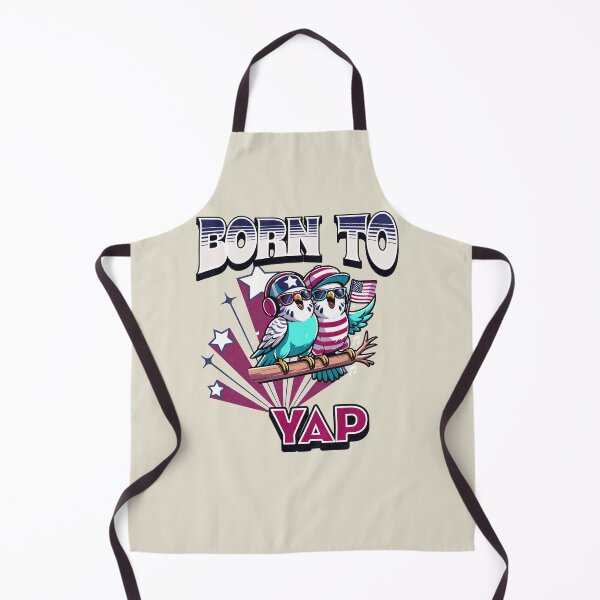 Item preview, Born to Yap Budgie 4th of July Theme Funny Budgie Design designed and sold by CrazyInk23.