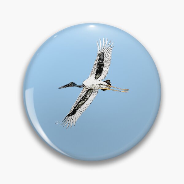 Item preview, Black Necked Stork Jabiru Black Alternate Design  designed and sold by designsasstultd.