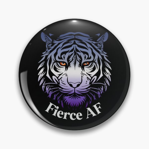 Item preview, Fierce AF Tiger with Butch Flag Colors, Butch Lesbian Flag Design designed and sold by Travelslightly.