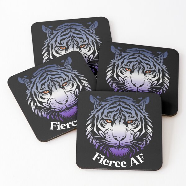 Item preview, Fierce AF Tiger with Butch Flag Colors, Butch Lesbian Flag Design designed and sold by Travelslightly.